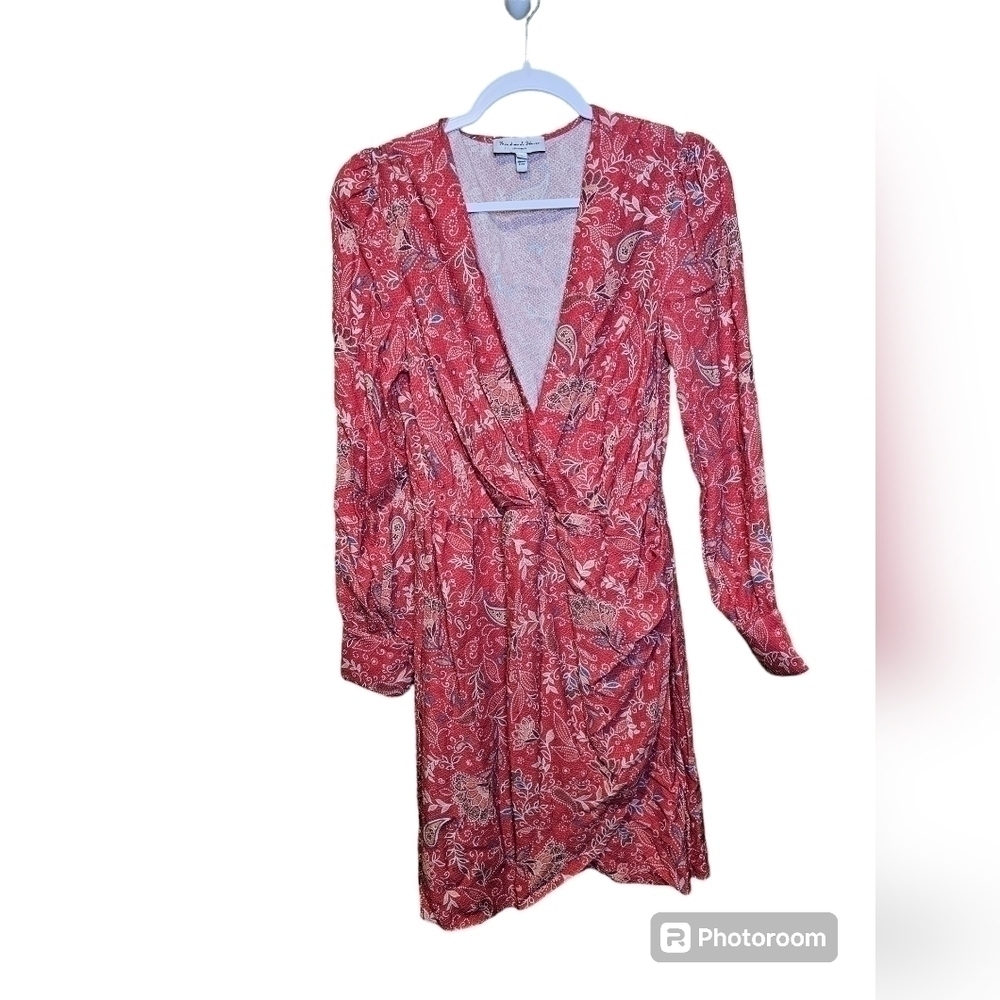 Michael Star NWOT small red wrap style dress.
